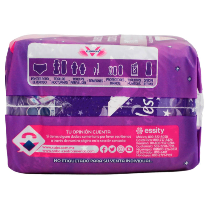 Toallas Saba Buenas Noches Larga Con 12 - WeCare Pharma