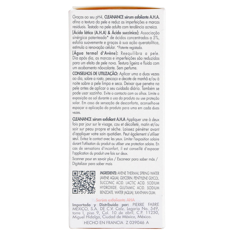 Avene Cleanance Serum Exfoliante Aha 30Ml - WeCare Pharma