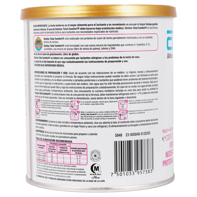 Similac Total Comfort Etapa 1 Lata 360G - WeCare Pharma