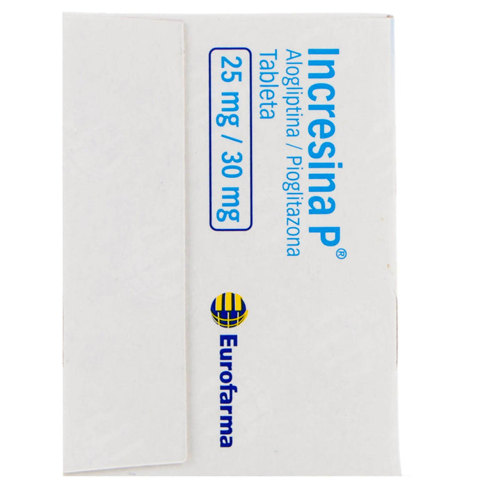 Incresina P 25Mg/30Mg Con 28 Tabletas (Alogliptina/Pioglitazona) - WeCare Pharma