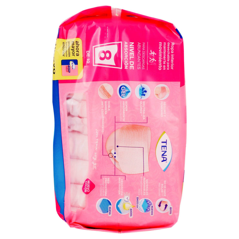 Pañal Tena Mujer Grande Con 10 - WeCare Pharma