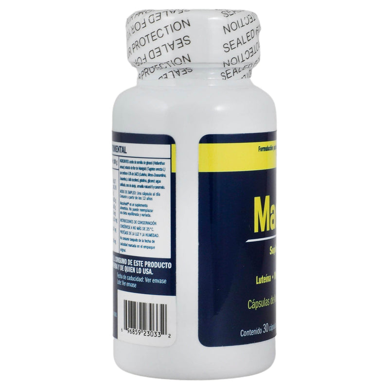 Macuhealt 600Mg Con 30 Capsulas (Luteina/Meso-Zeaxantina/Zeaxantina) - WeCare Pharma