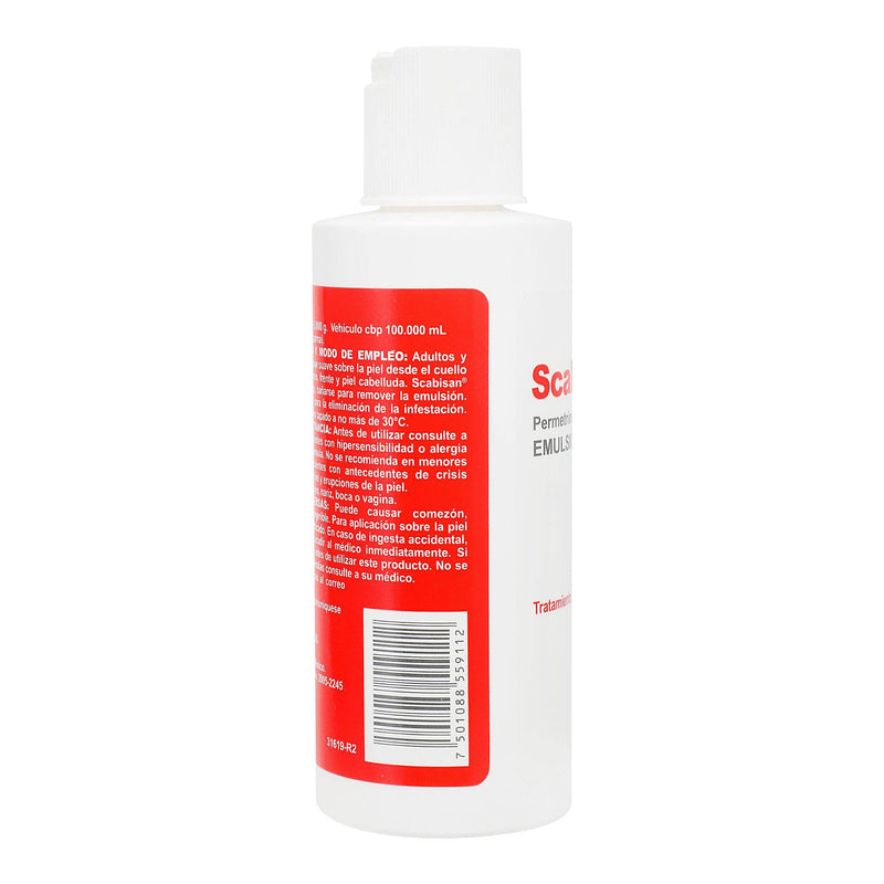Scabisan Emulsion Solución 120Ml (Permetrina) - WeCare Pharma