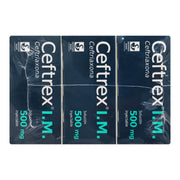 Ceftrex Im Frasco 500Mg Con 3 Promo Ampulas (Ceftriaxona) - WeCare Pharma