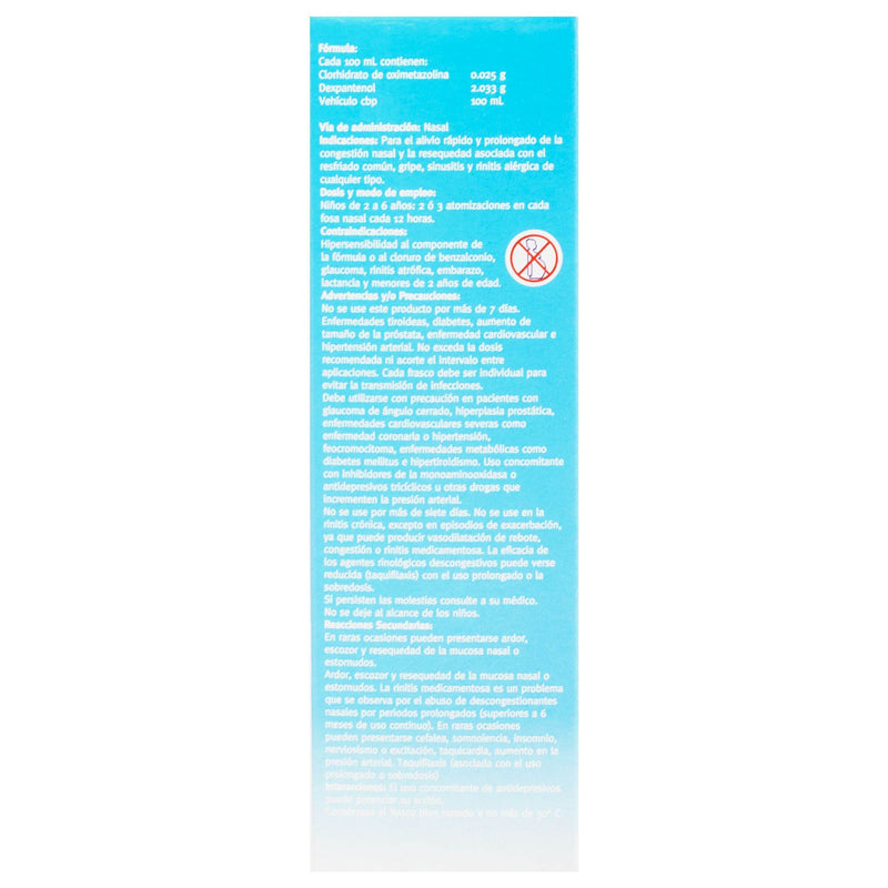 Iliadin Lubricante Inf Spray 0.025% 20Ml (Oximetazolina/Dexpantenol) - WeCare Pharma