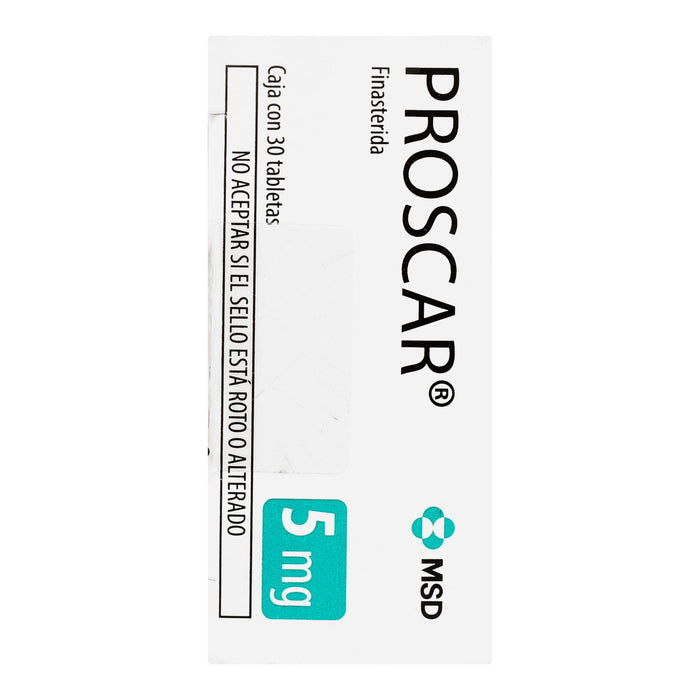 Proscar 5Mg Con 30 Tabletas (Finasterida) 7 - 7501326003766