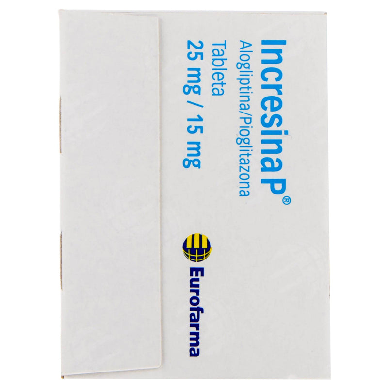 Incresina P (Alogliptina/Pioglitazona) 25Mg/15Mg Tabletas Con 28 - WeCare Pharma
