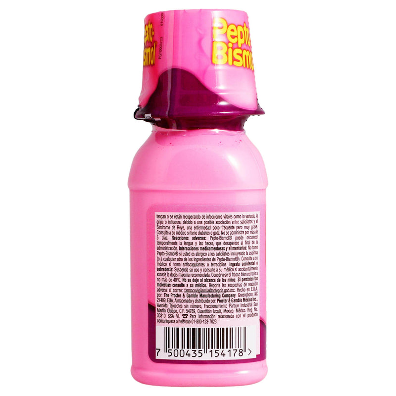 Pepto Bismol Plus Diarrea Suspensión 3.5G/100Ml 118Ml (Subsalicilato De Bismuto) - WeCare Pharma