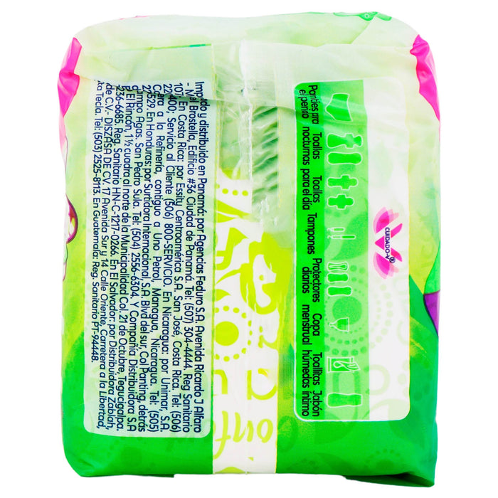 Toallas Femeninas Saba Confort Nocturna Con Alas Con 8 - WeCare Pharma