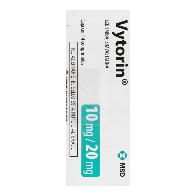 Vytorin 10Mg/20Mg Con 14 Comprimidos (Ezetimiba/Simvastatina) - WeCare Pharma