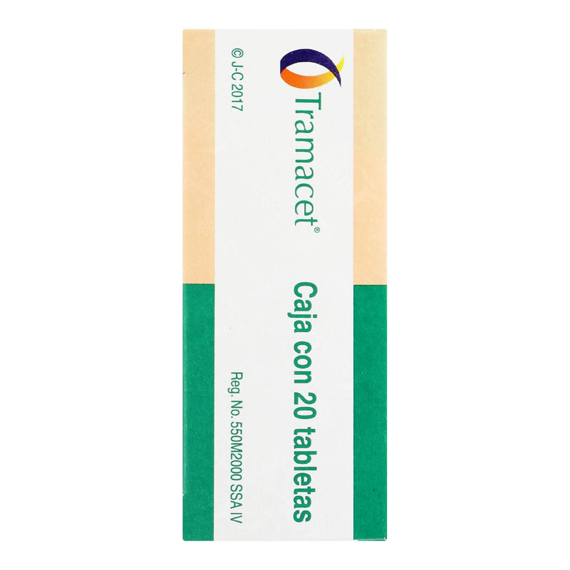 Tramacet 37.5Mg/325Mg Con 20 Tabletas (Tramadol/Paracetamol) - WeCare Pharma