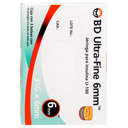 Jeringa Insulina Ultrafine Bd 1Ml 31Gx6Mm Con 30 - WeCare Pharma