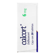 Calcort 6Mg Con 20 Tabletas (Deflazacort) - WeCare Pharma