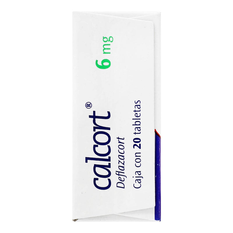 Calcort 6Mg Con 20 Tabletas (Deflazacort) - WeCare Pharma