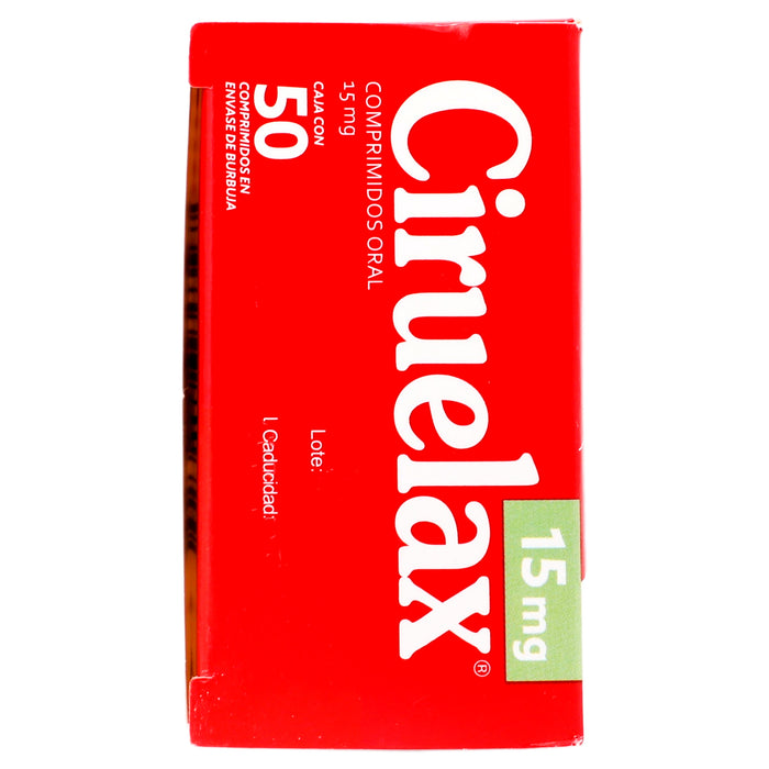 Ciruelax 15Mg Con 50 Comprimidos (Cassia Angustifolia) 7 - 7803510001689