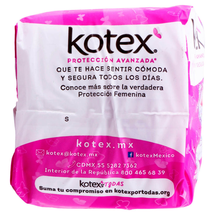 Toallas Kotex Nocturna Extra Larga Con Alas Con 10 - WeCare Pharma