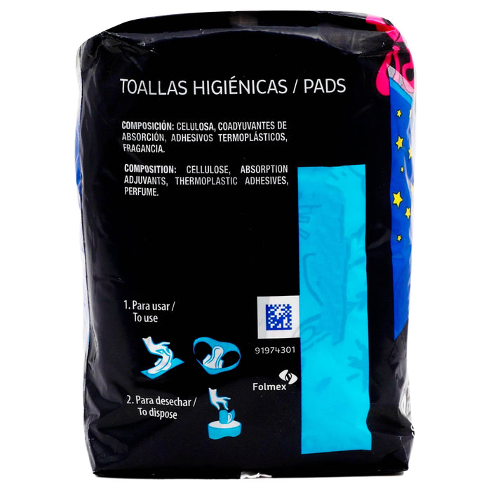Toallas Always Noches Tranquilas Seda-Sec Con 8 - WeCare Pharma