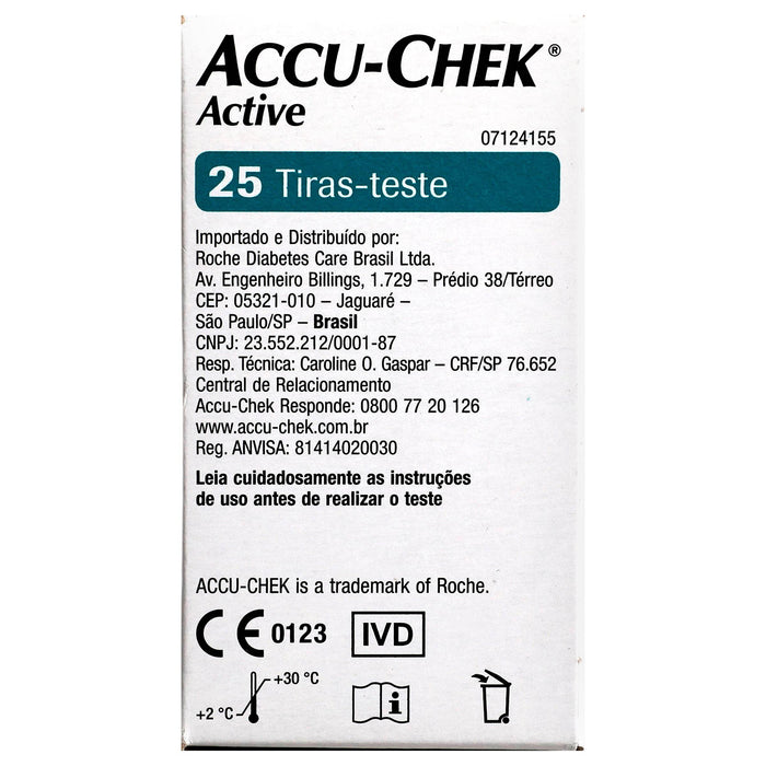 Accu-Chek Active Tiras Reactivas Con 25 - WeCare Pharma