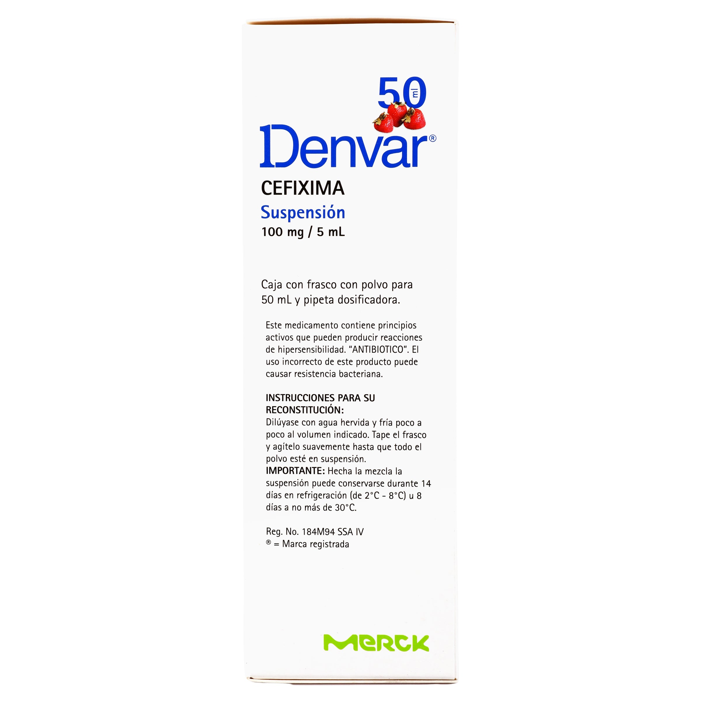 Denvar Suspensión 100Mg/5Ml 50Ml (Cefixima) 8 - 7501298216508