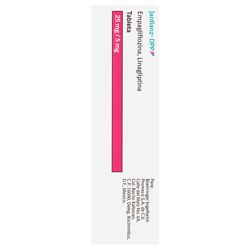Jardianz Dpp 25Mg/5Mg Con 30 Tabletas (Empagliflozina/Linagliptina) - WeCare Pharma