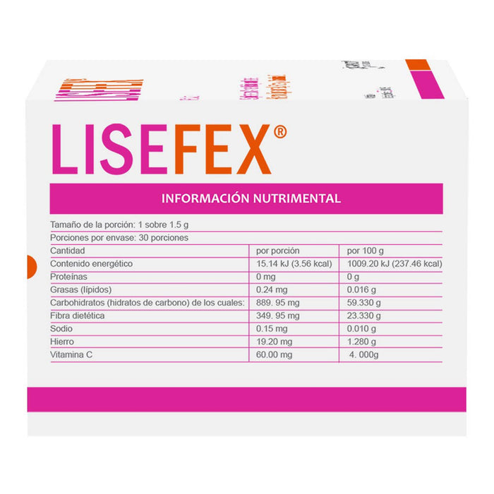 Lisefex (Suplemento Alimenticio) Polvo 1.5G Con 30 - WeCare Pharma