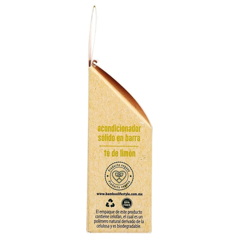 Bam Boo Acondicionador Solido Te De Limon En Barra 80G - WeCare Pharma