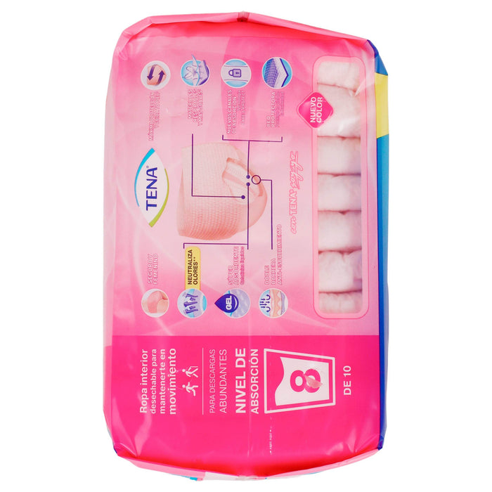 Pañal Tena Pants Mujer Chico Con 10 - WeCare Pharma