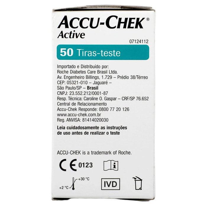 Accu-Chek Active Tiras Reactivas Con 50 - WeCare Pharma