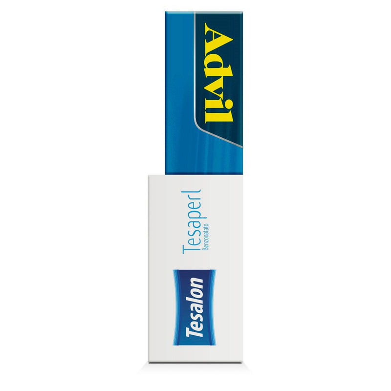 Tesalon 100Mg Con 20 + Advil (Ibuprofeno) Tabletas 200Mg Con 2 Capsulas (Benzonatato) - WeCare Pharma