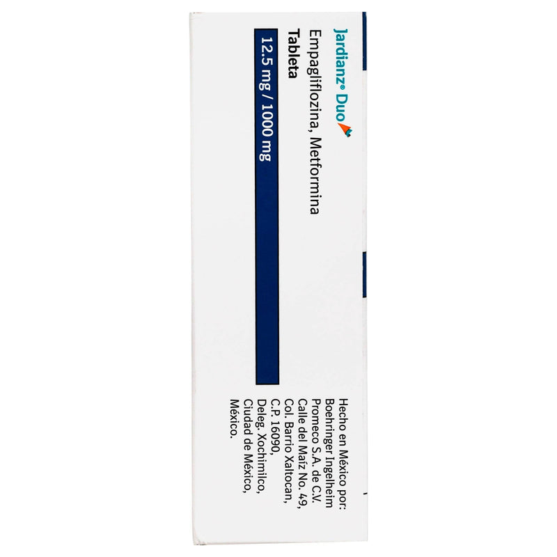Jardianz Duo 12.5Mg/1000Mg Con 30 Tabletas (Empagliflozina/Metformina) - WeCare Pharma
