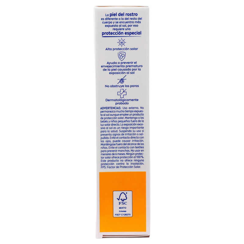 Nivea Sun Protector Facial Piel Sensible Fps50 50Ml - WeCare Pharma