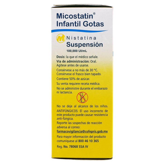 Micostatin Inf Suspensión 100 000Unid/Ml 60Ml (Nistatina) - WeCare Pharma