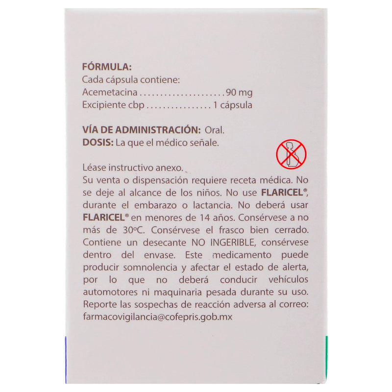 Flaricel 90Mg Con 14 Capsulas (Acemetacina) - WeCare Pharma