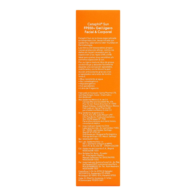 Cetaphil Sun Piel Mixta Grasa Gel Fps50 100Ml - WeCare Pharma