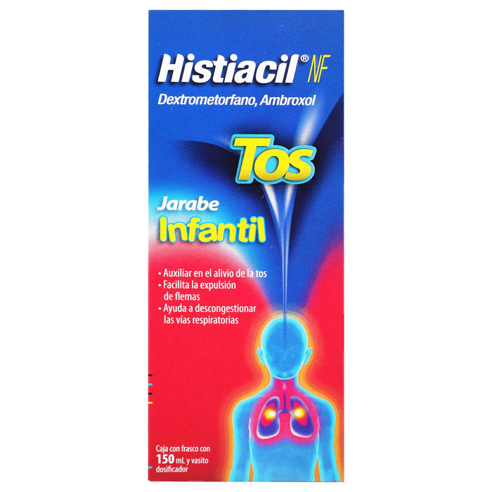 Histiacil Nf Inf Jarabe 113Mg/150Mg 150Ml (Dextrometorfano/Ambroxol) - WeCare Pharma