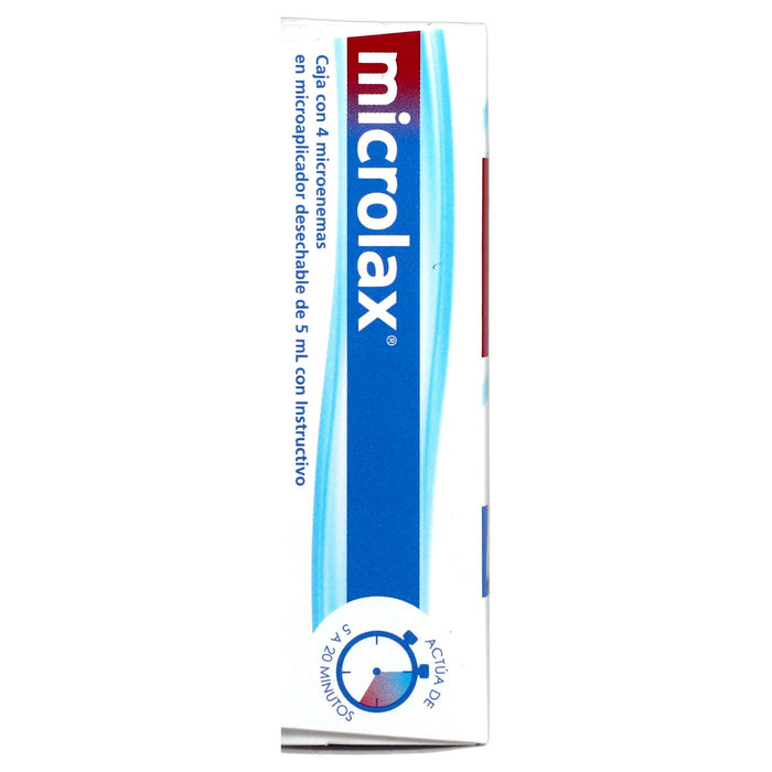 Microlax Microenemas 90Mg/5Ml Con 4 (Citrato De Sodio/Laurilsulfato) 7 - 7501007532387