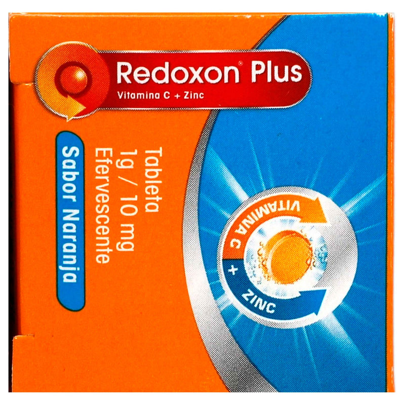 Redoxon Plus 1G/10G Con 10 Tabletas (Vitamina Con Zinc) - WeCare Pharma