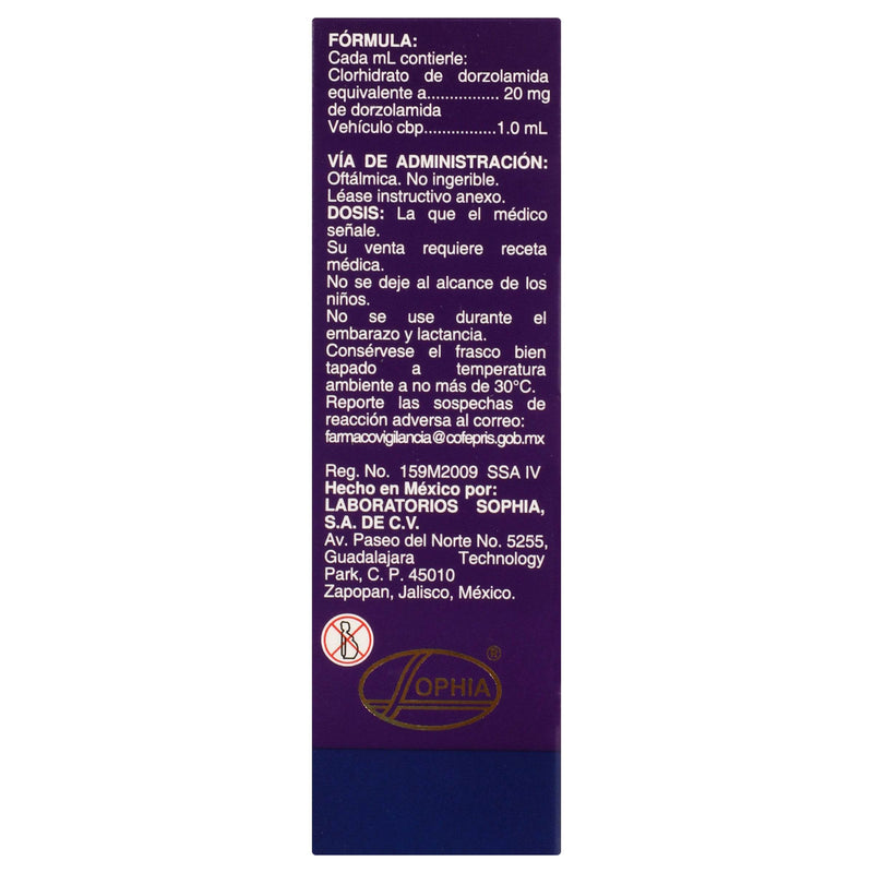 Iopzox Ofteno Gotas 20Mg/Ml 5Ml (Dorzolamida) - WeCare Pharma