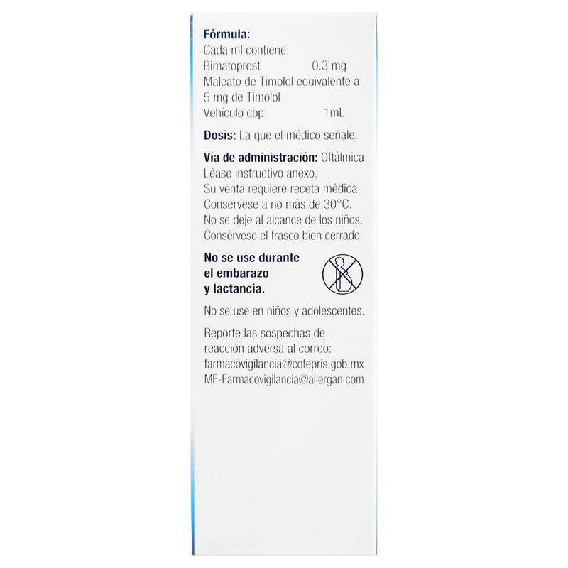 Ganforti Gotas 0.03%/0.5% 3Ml (Bimatoprost/Timolol) - WeCare Pharma