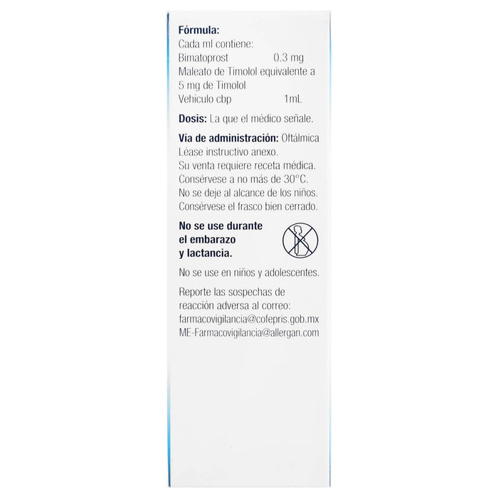 Ganforti Gotas 0.03%/0.5% 3Ml (Bimatoprost/Timolol) - WeCare Pharma