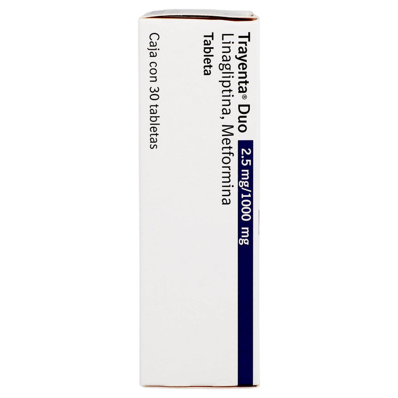 Trayenta Duo 2.5Mg/1000Mg Con 30 Tabletas (Linagliptina/Metformina) - WeCare Pharma