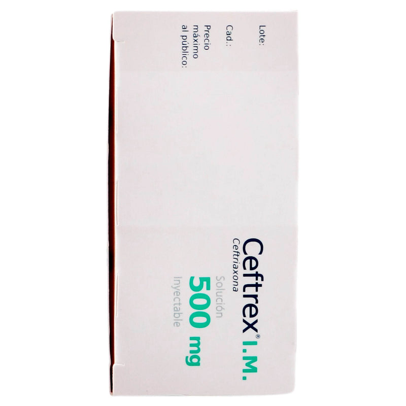 Ceftrex Im Frasco 500Mg Con 1 Ampulas (Ceftriaxona) - WeCare Pharma