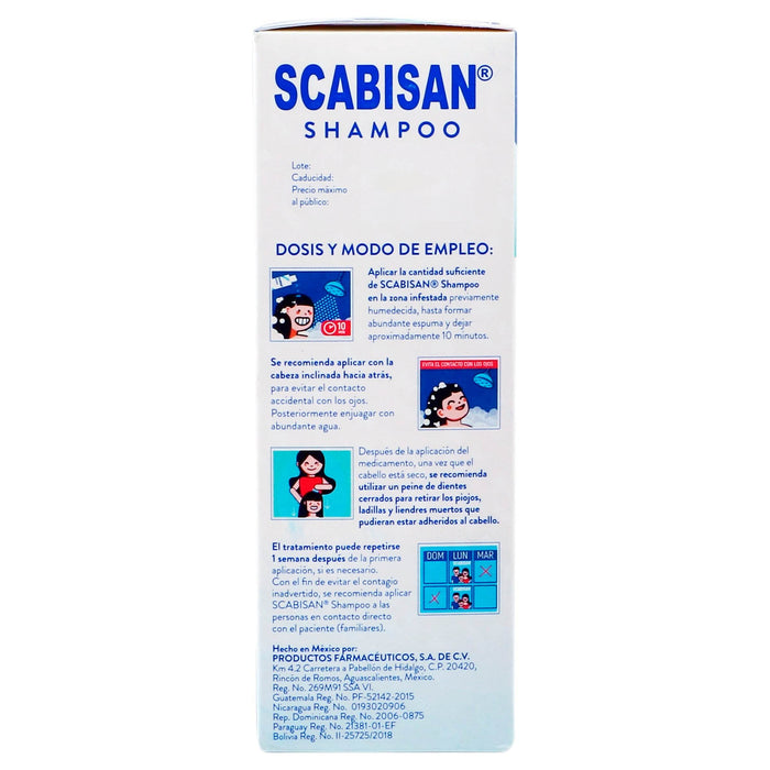 Scabisan Shampoo Solución 110Ml (Permetrina) - WeCare Pharma