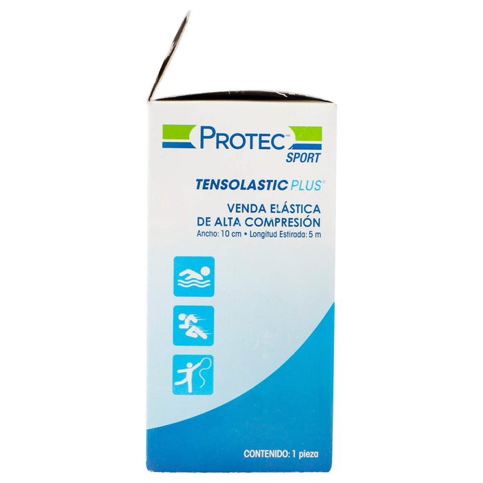Venda Alta Compresión Tensolastic Plus Protec 10Cmx5M Negro - WeCare Pharma