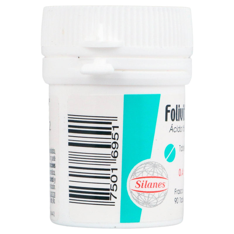 Folivital 0.4Mg Con 90 Tabletas (Acido Folico) - WeCare Pharma