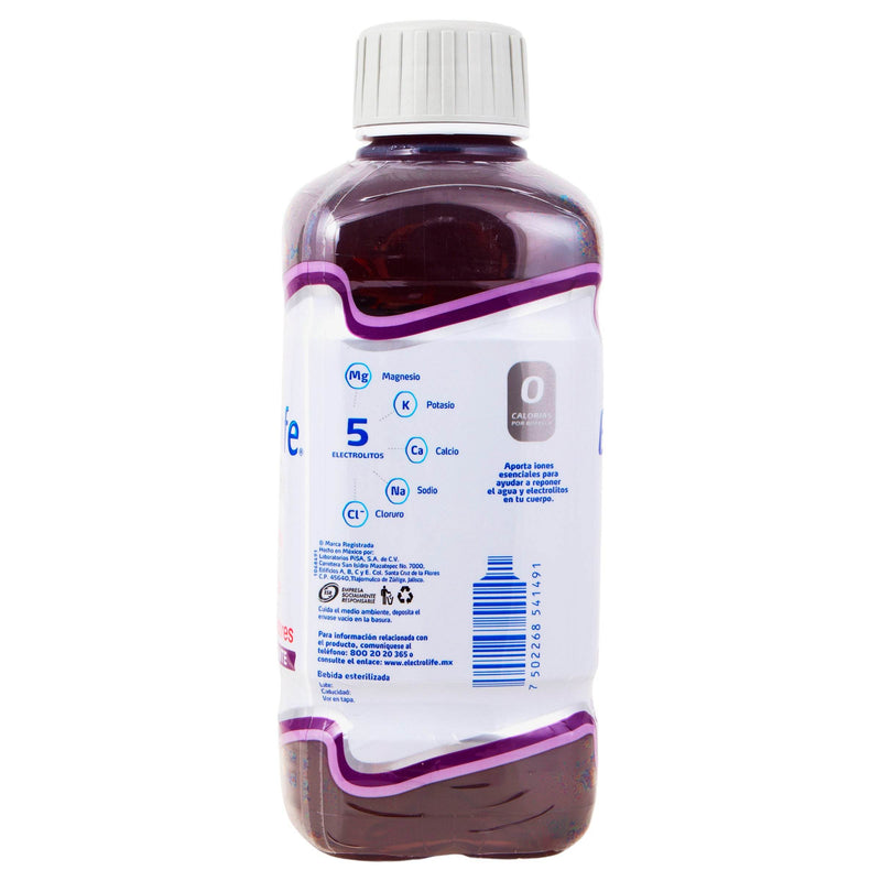 Electrolife Frasco 625Ml Uva (Electrolitos Orales) - WeCare Pharma