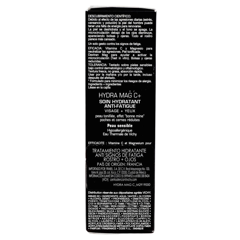 Vichy Homme Hydramag C Rostro Y Ojos 50Ml - WeCare Pharma