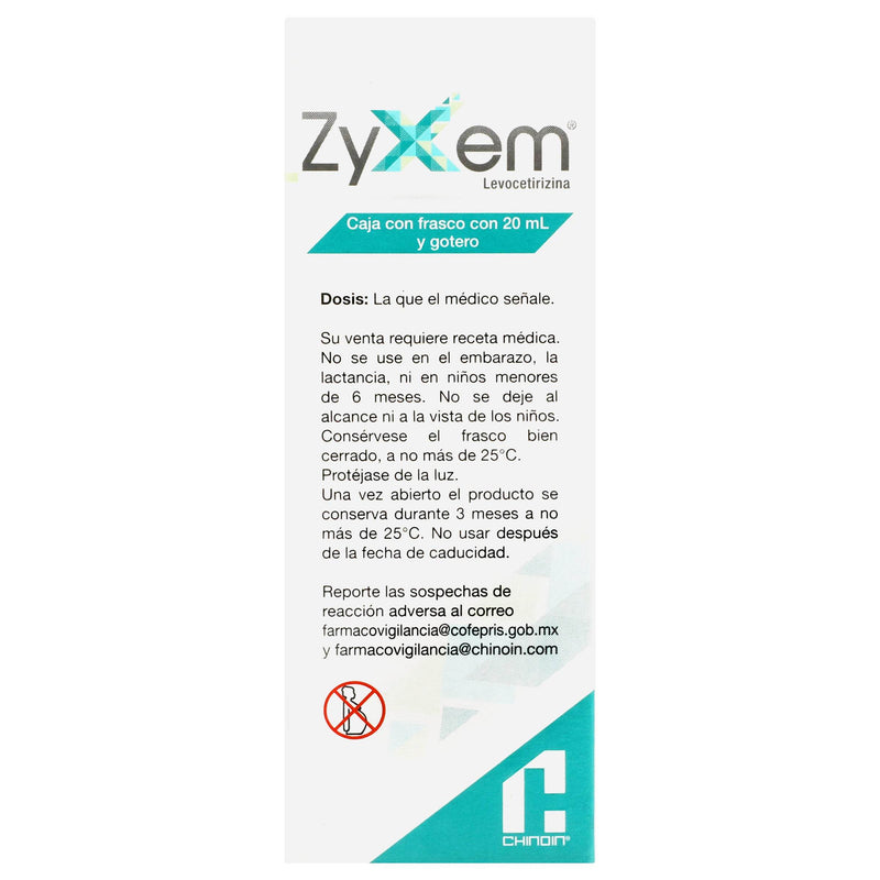 Zyxem Gotas 5Mg/Ml 20Ml (Levocetirizina) - WeCare Pharma