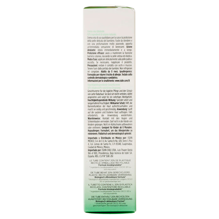 Isdin Baby Naturals Crema Facial Hidratante 50Ml 2 - 8429420181106