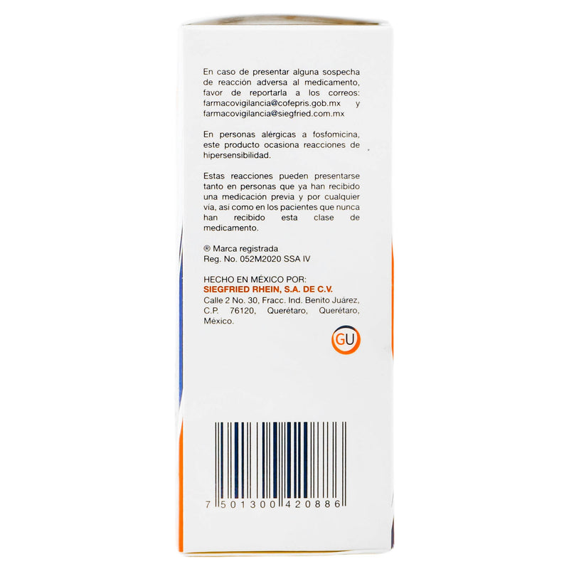 Pregnus-Uti Ped Polvo 2G Con 1 (Fosfomicina) - WeCare Pharma